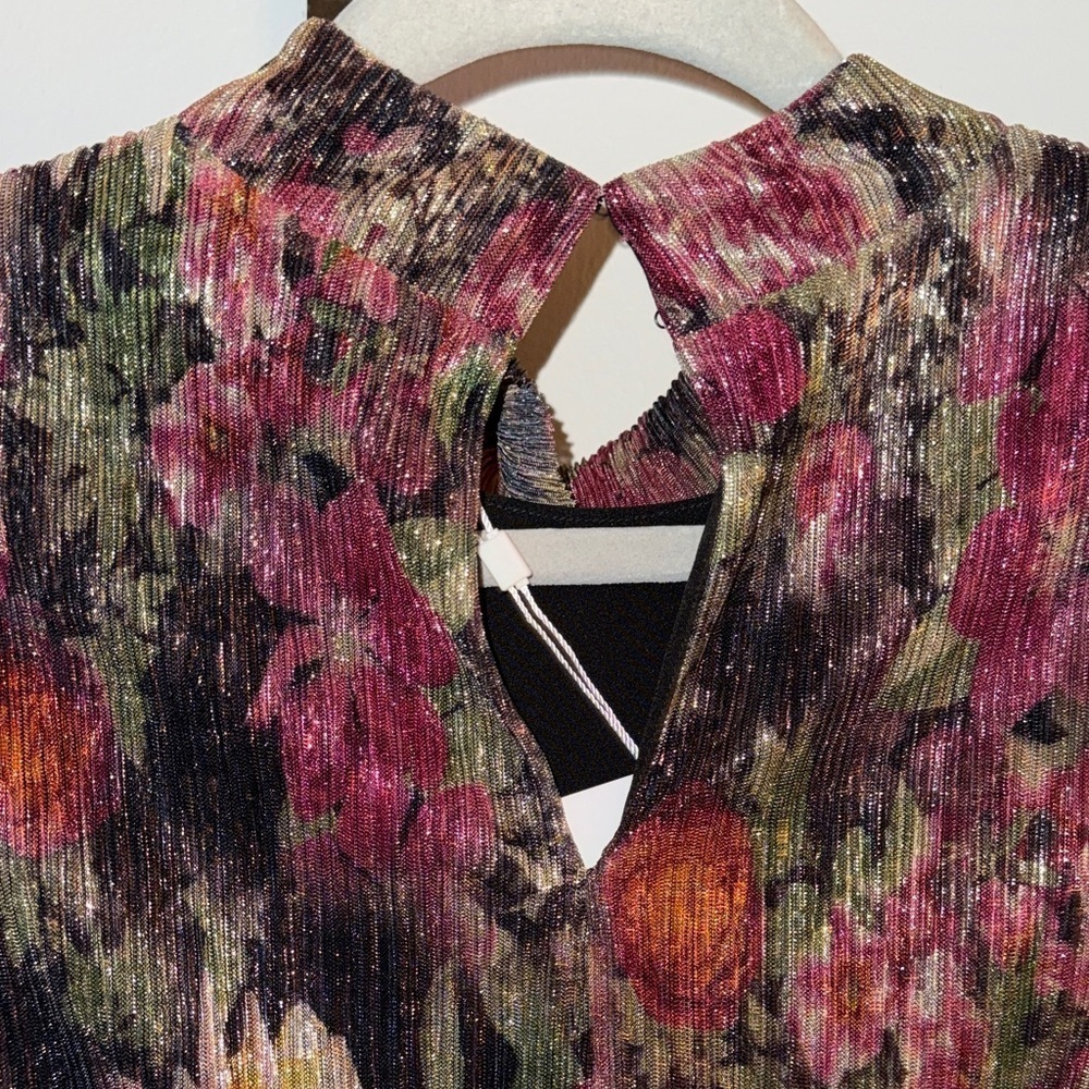 Lavender Brown Multicolor Long Sleeve Dress - Picture 6 of 16